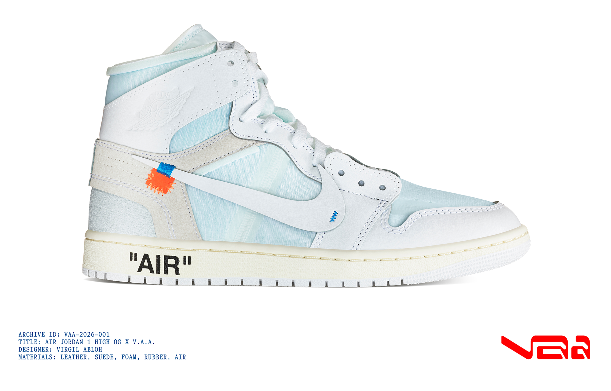 Lee Baron Air Jordan 1 High OG x V.A.A White/White Raffle