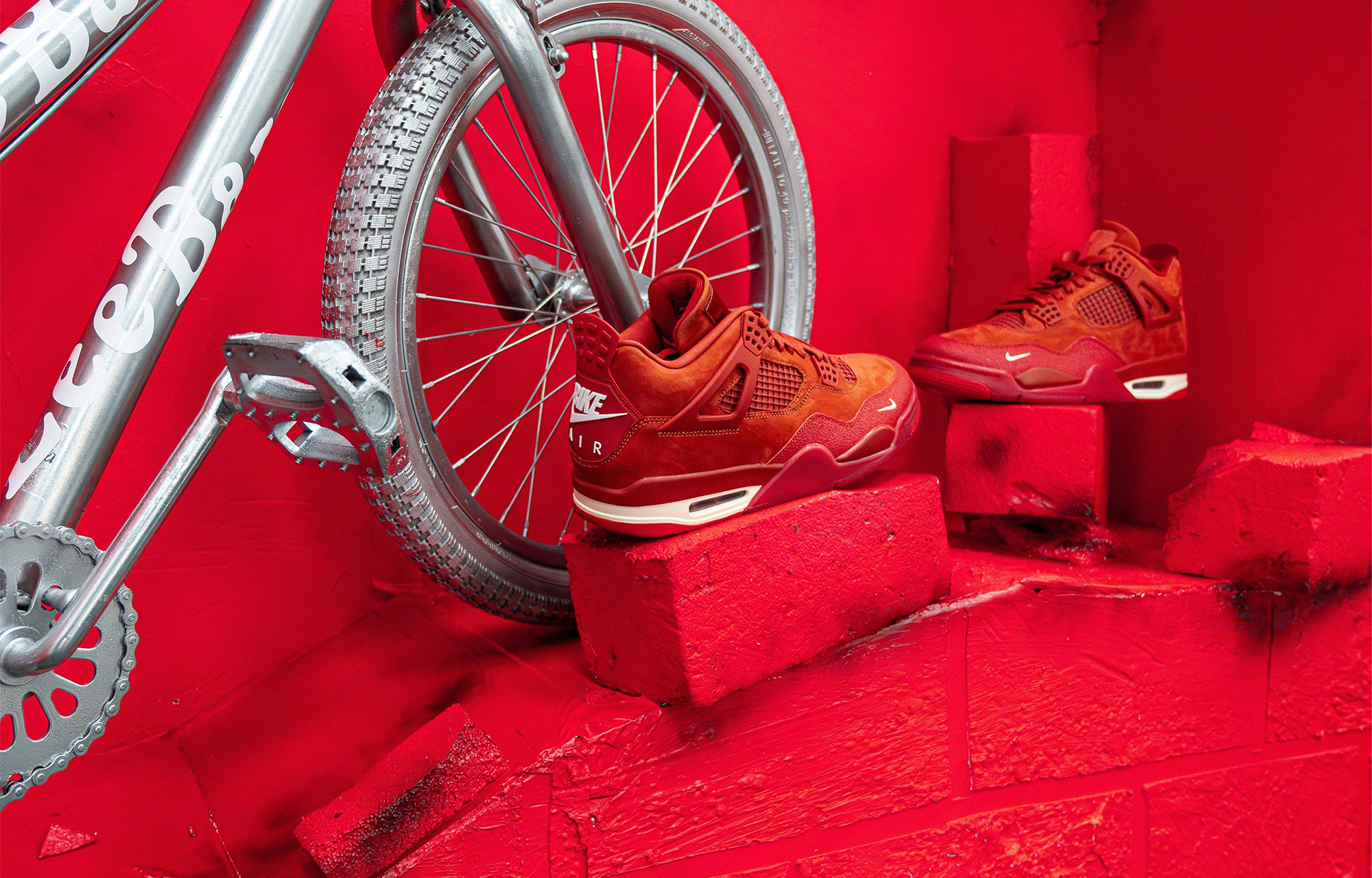 Lee Baron Air Jordan 4 Nigel Retro 'Brick By Brick' Launch Event