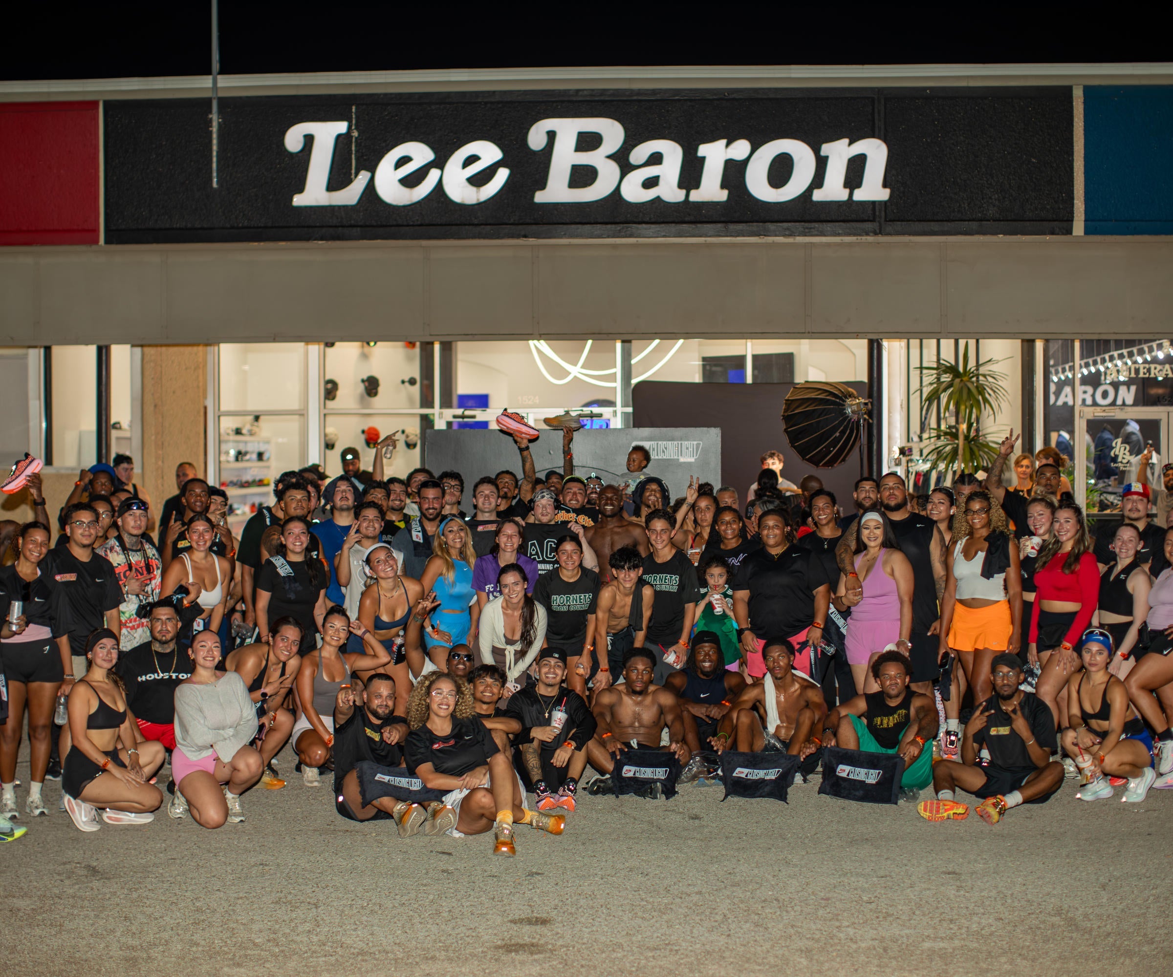 Nike closing light event