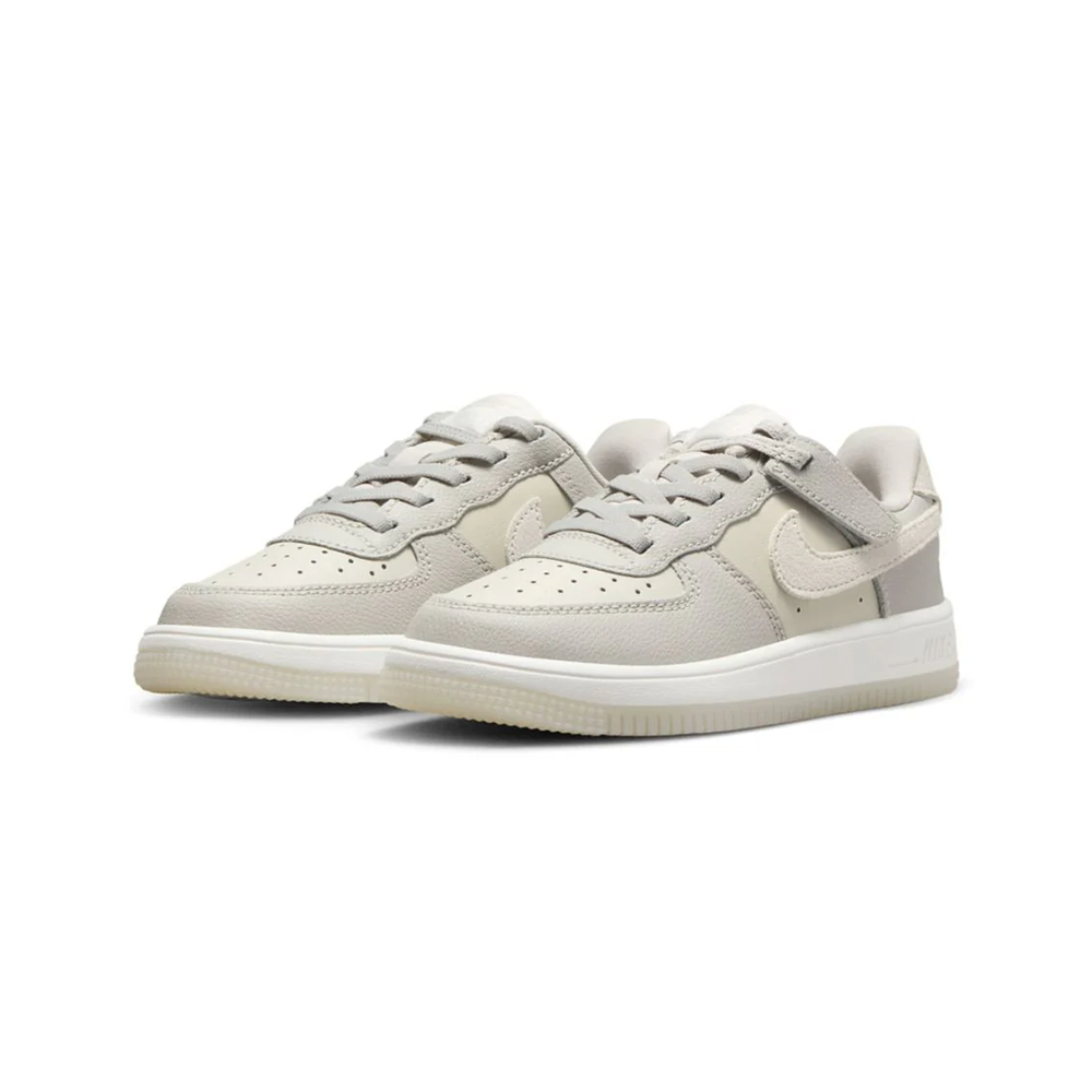 Preschool Nike Air Force 1 Low Easyon Lv8 'Light Bone' - HF5351-001