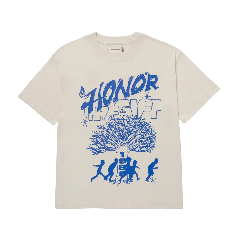 Honor The Gift Family Tree T-Shirt-Bone-HTG250244