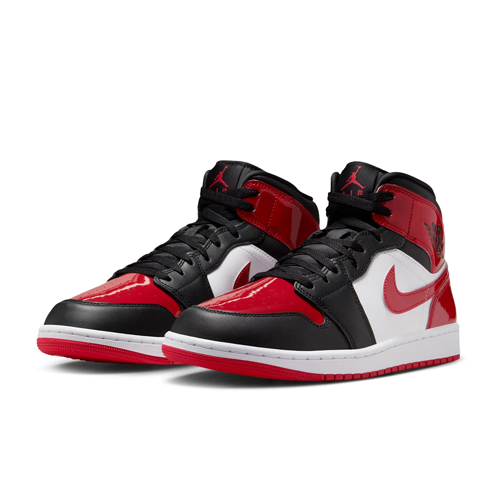 Men's Air Jordan 1 Mid SE 'Black/Varsity Red' - HV4091-006