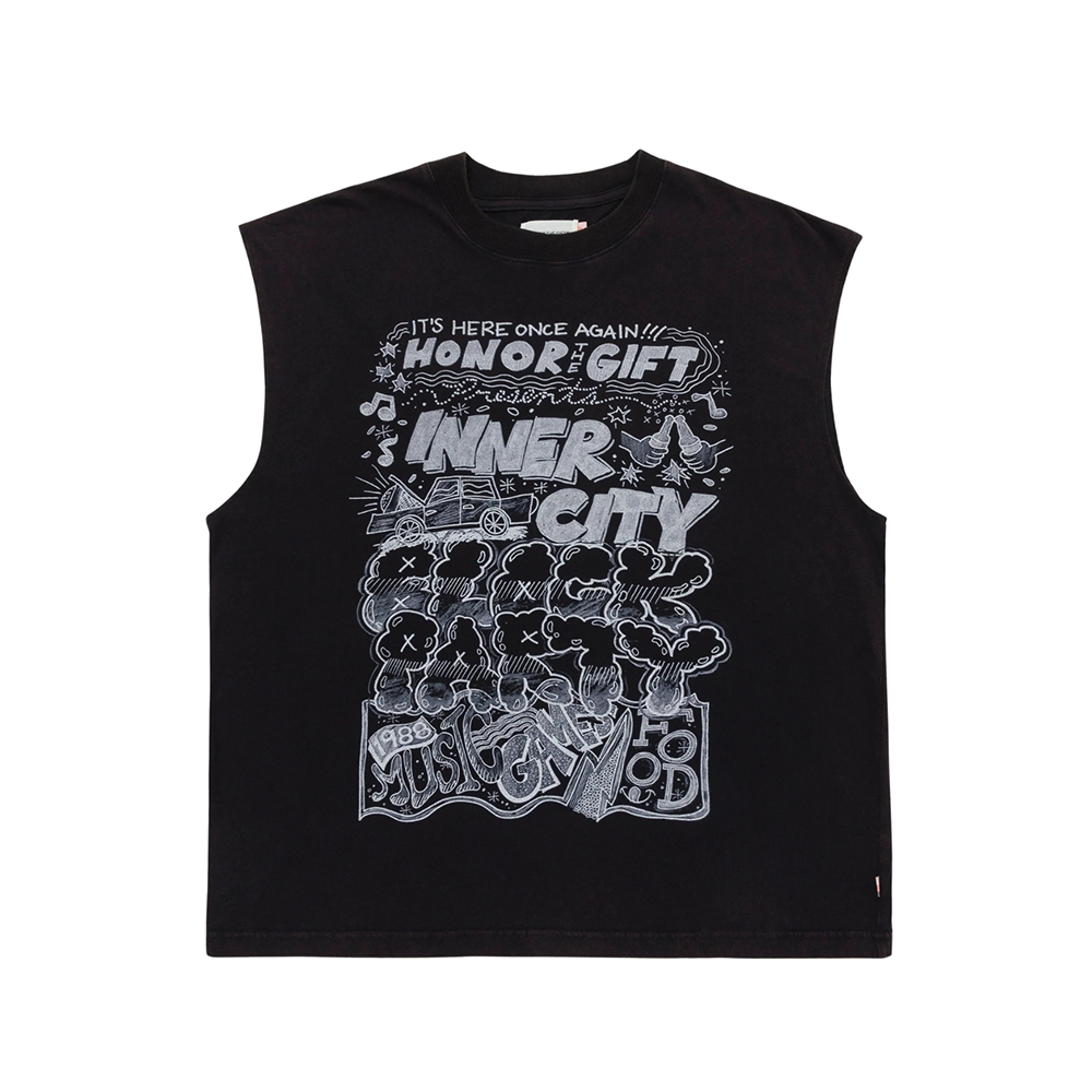 Honor The Gift Block Party Cut-Off-Black-HTG250290