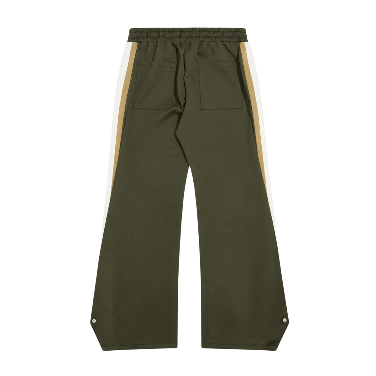 Diet Starts Monday Striped Snap Pants - Olive - DSM-FW26-038