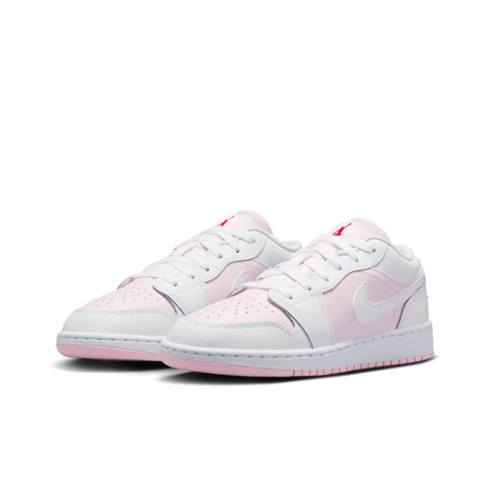 Grade School Air Jordan 1 Low 'Pink Foam' - 553560-608