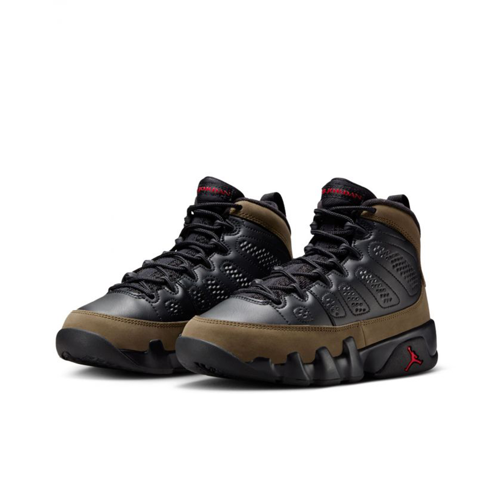 Grade School Air Jordan 9 Retro 'Olive' - HV4574-030