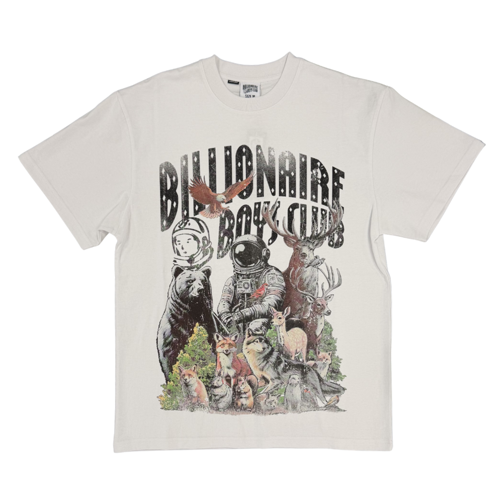 Billionaire Boys Club BB Smokey SS Knit (Oversize Fit)-White - 861-1321