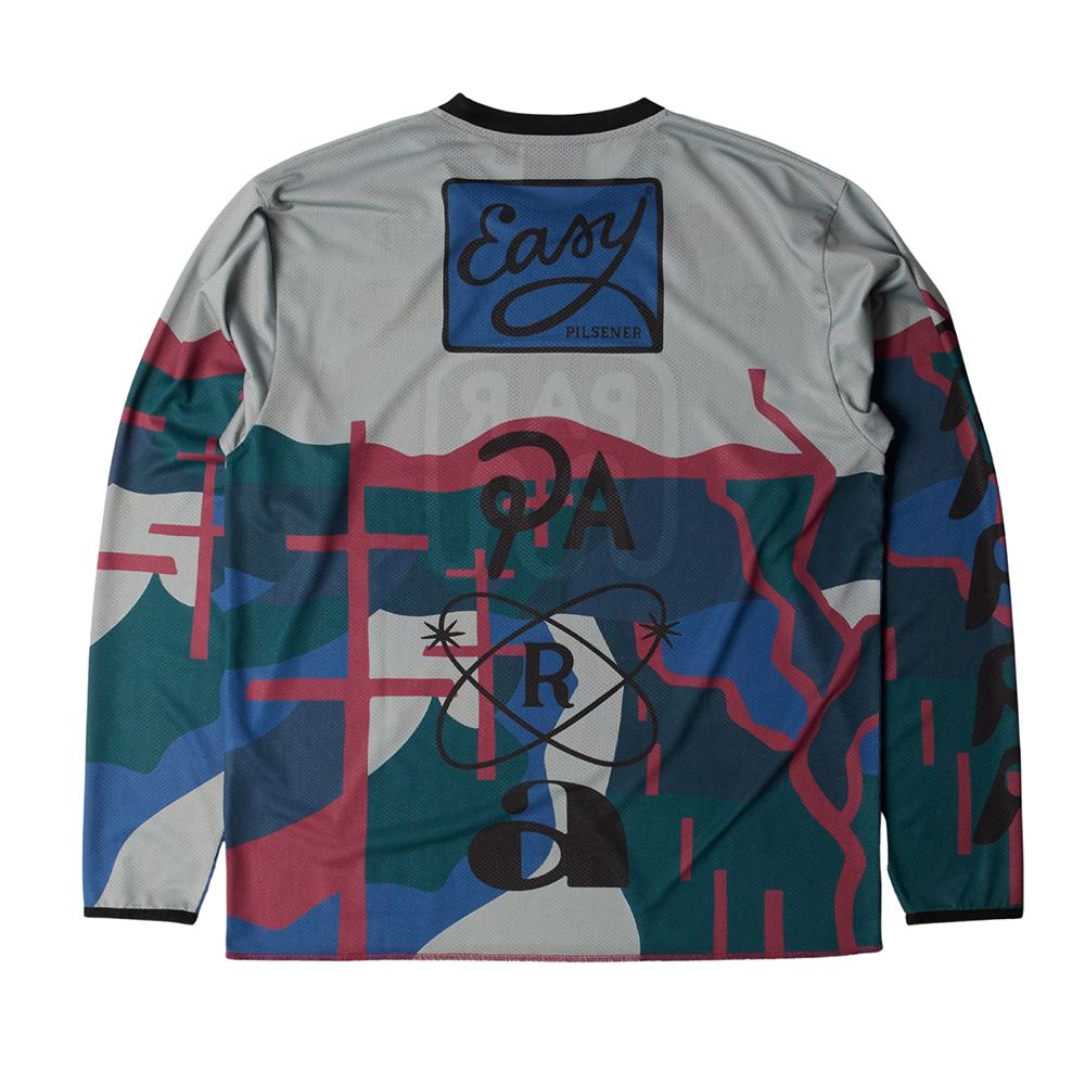 Parra Dirt Jumper Long Sleeve T-Shirt-Grey- 54135