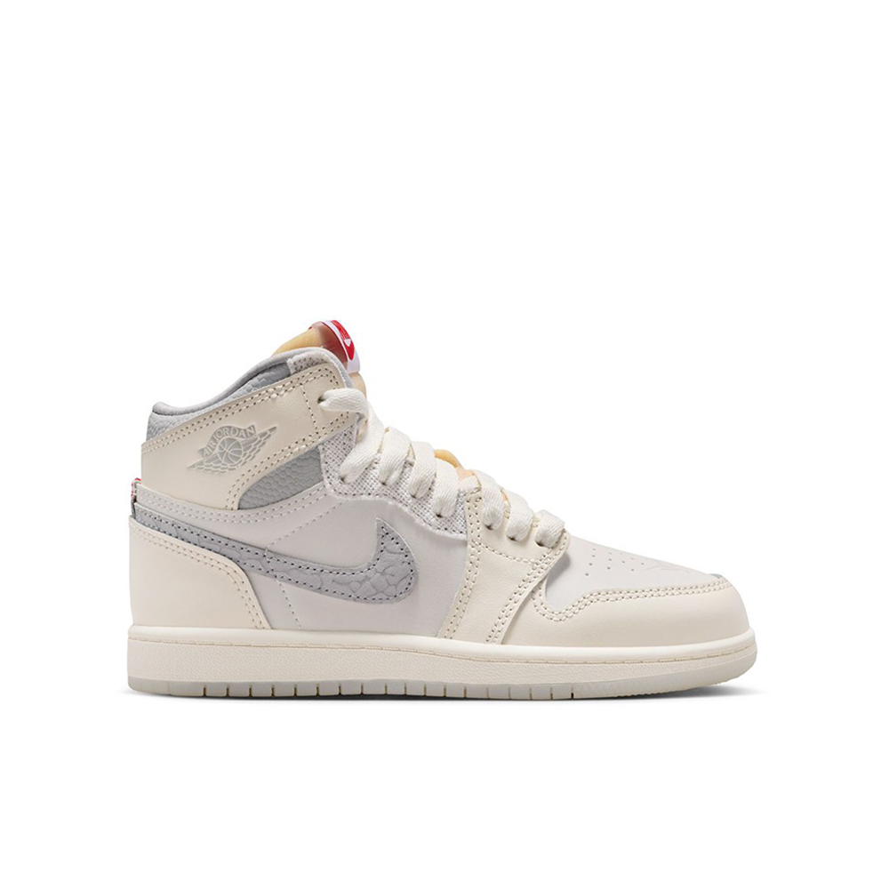 Preschool Air Jordan 1 Retro High OG 'Sail/University Red' - IH4283-100