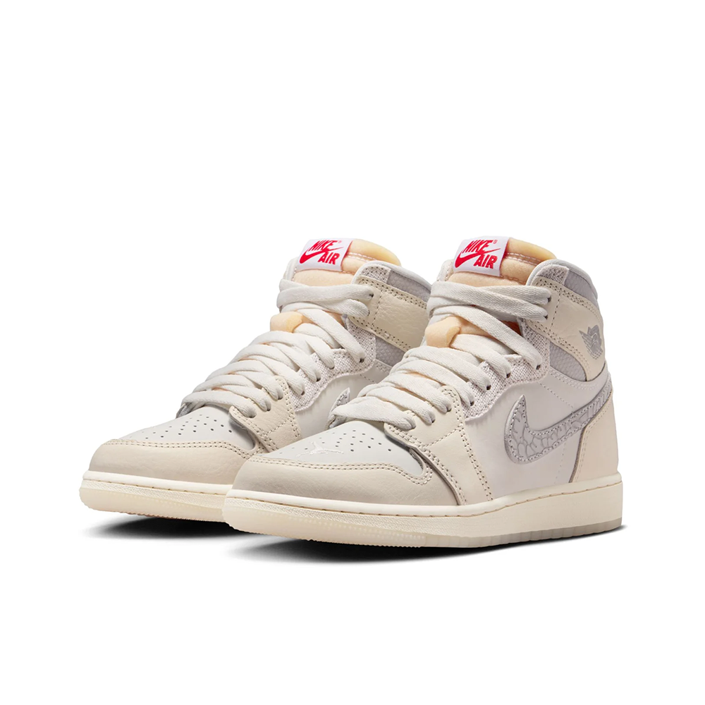 Grade School Air Jordan 1 Retro High OG 'Sail/University Red' - IH4281-100