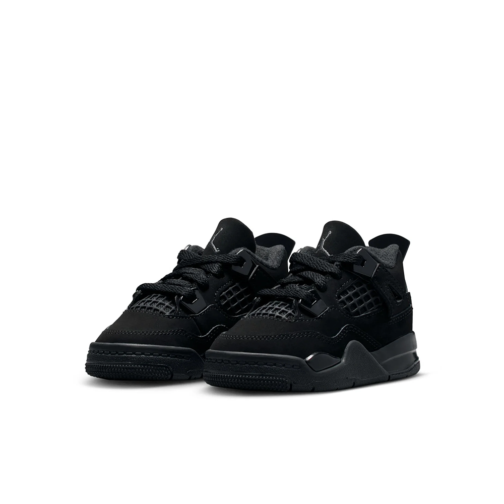 Toddler Air Jordan 4 Retro 'Black Cat' - IB4387-010