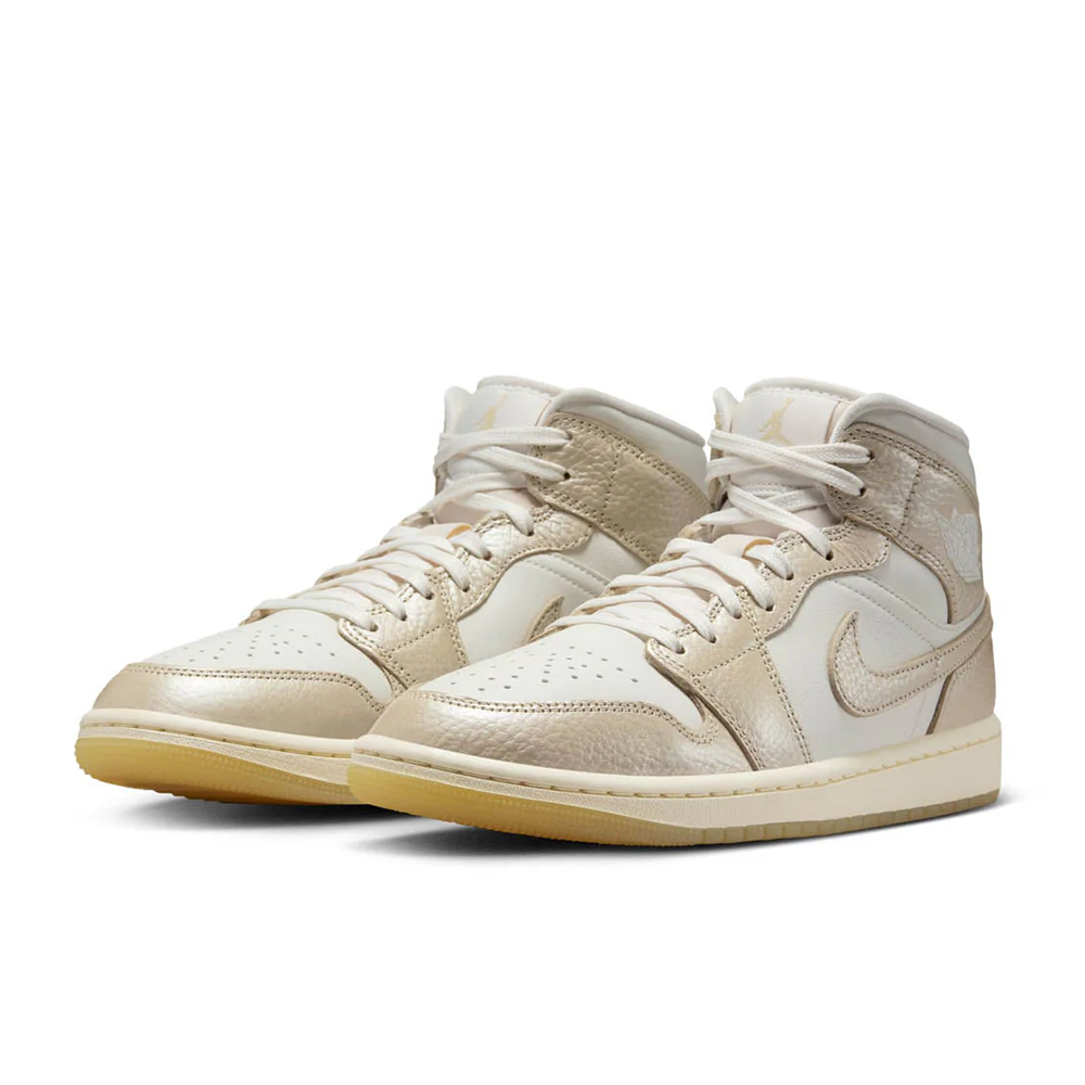 Women's Air Jordan 1 Mid SE 'Metallic Team Gold' - HV5159-100