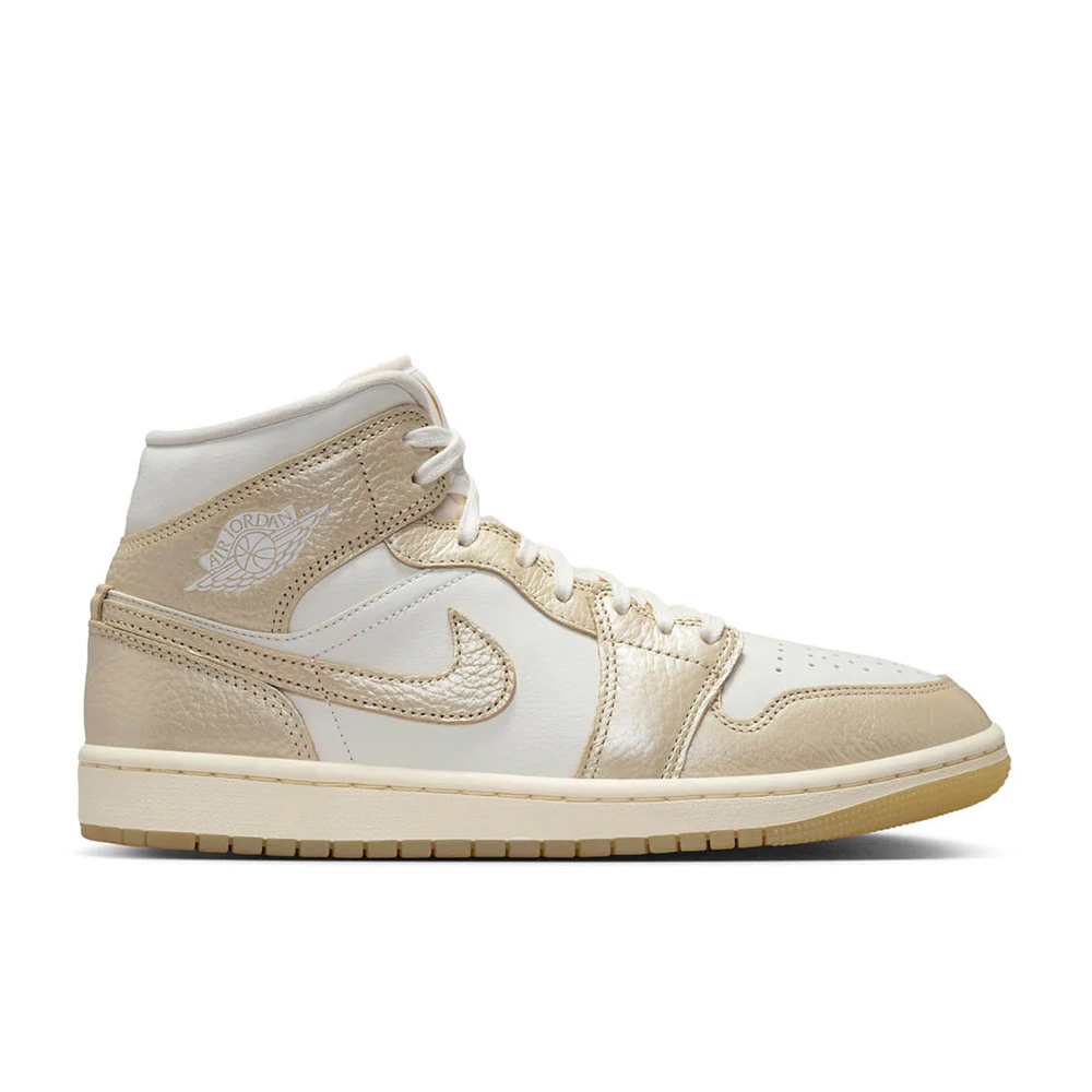 Women's Air Jordan 1 Mid SE 'Metallic Team Gold' - HV5159-100
