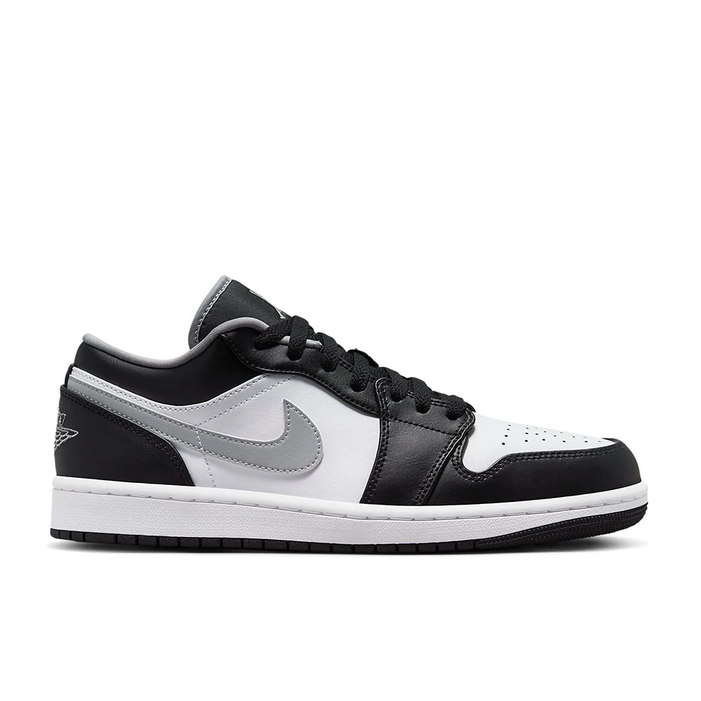 Men's Air Jordan 1 Low 'Black Medium Grey'-553558-040