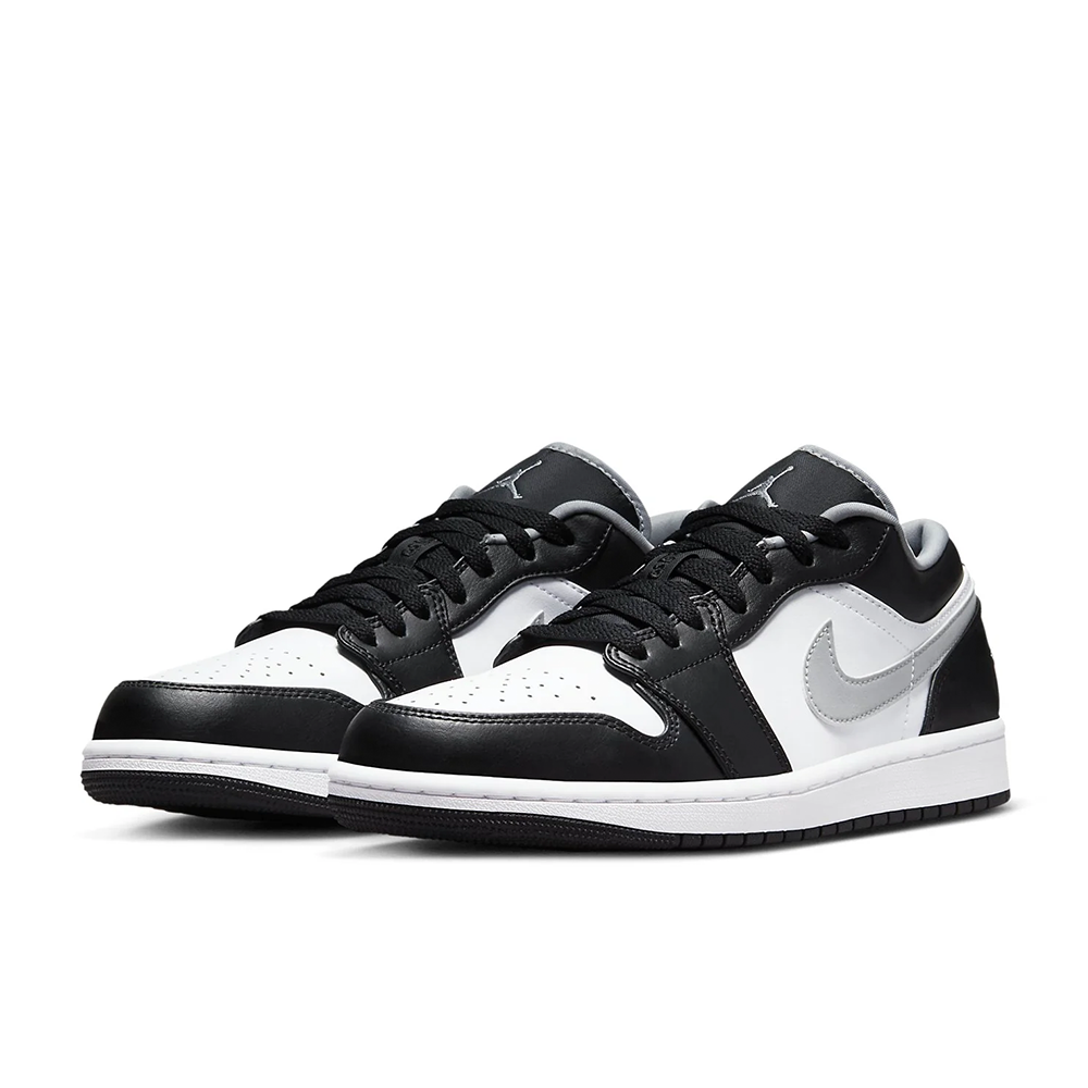 Men's Air Jordan 1 Low 'Black Medium Grey'-553558-040