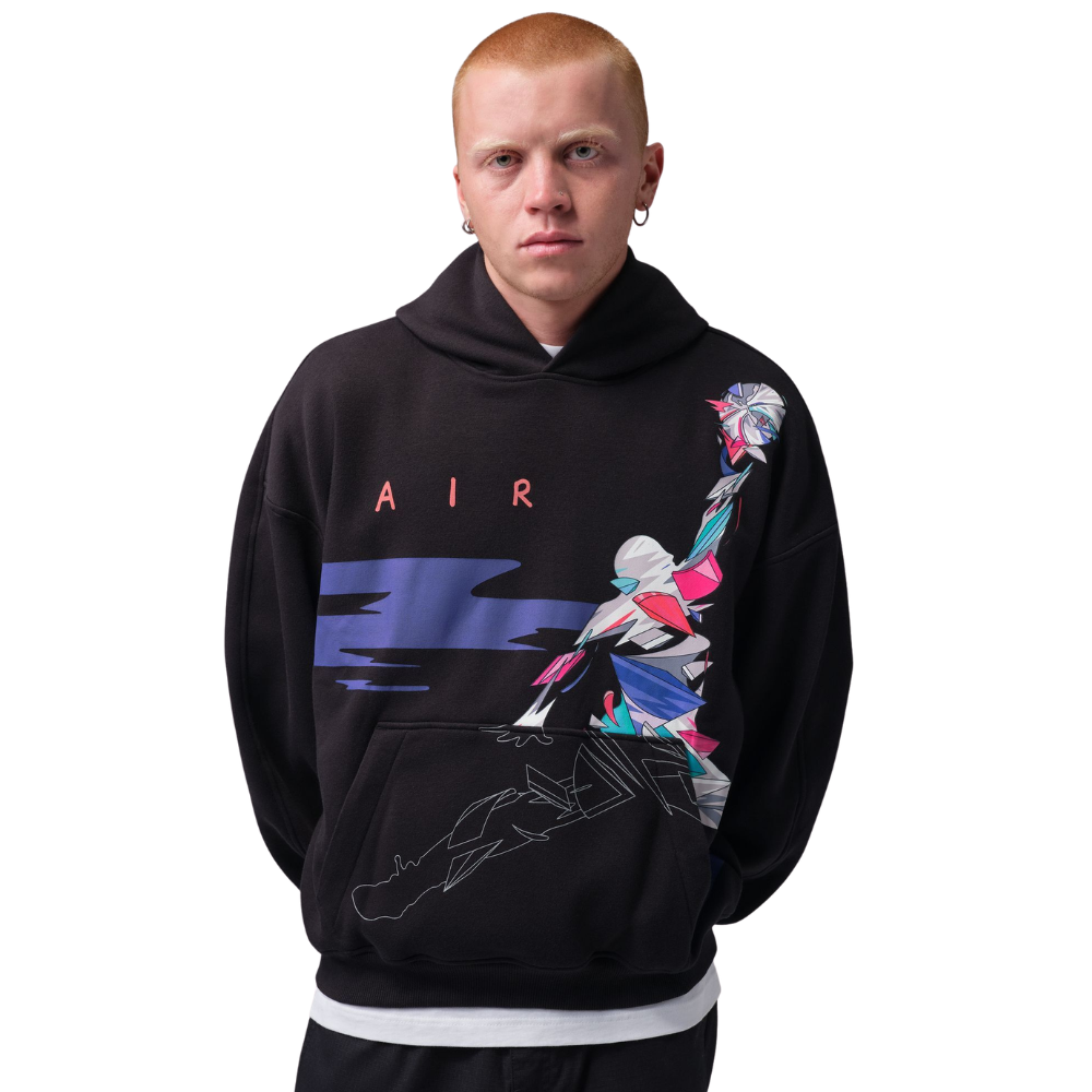 Jordan Brooklyn Fleece Hoodie - BLACK - IQ7449-010