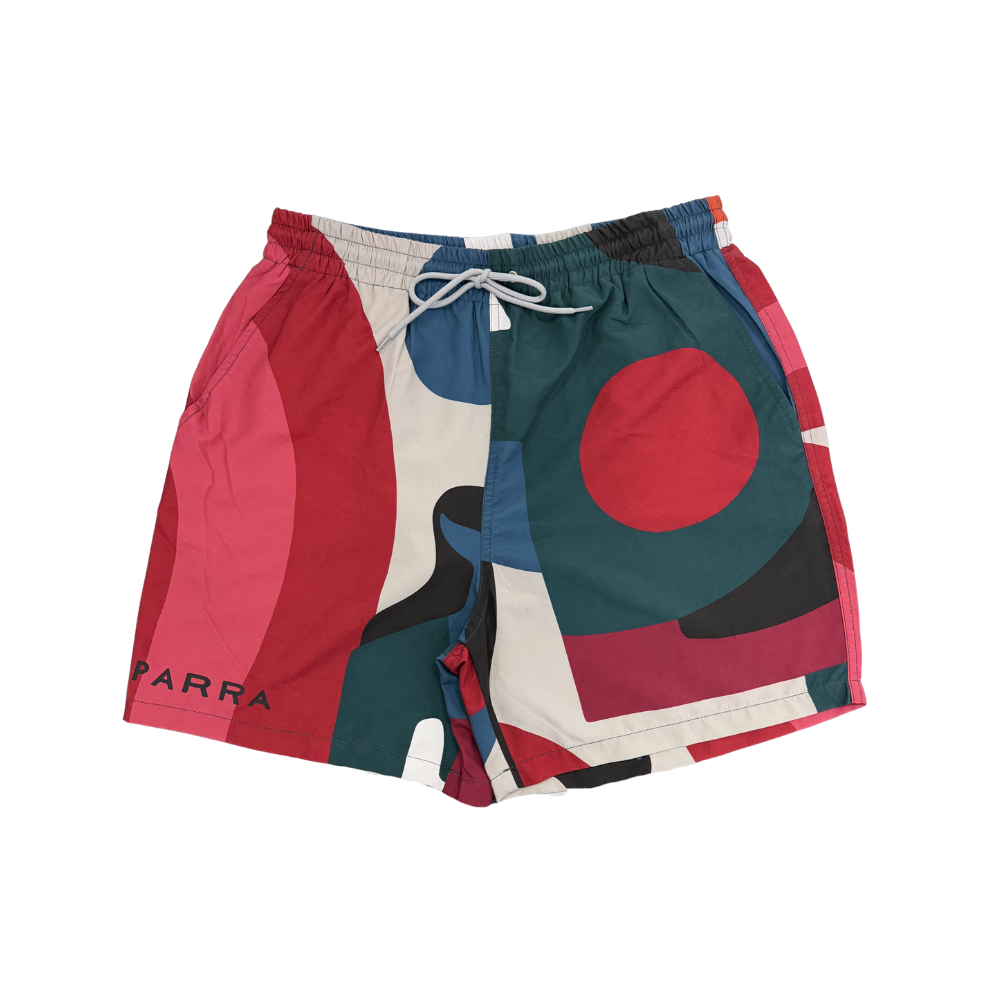 Parra Ball to the Face Swim Shorts-Multi - 55250