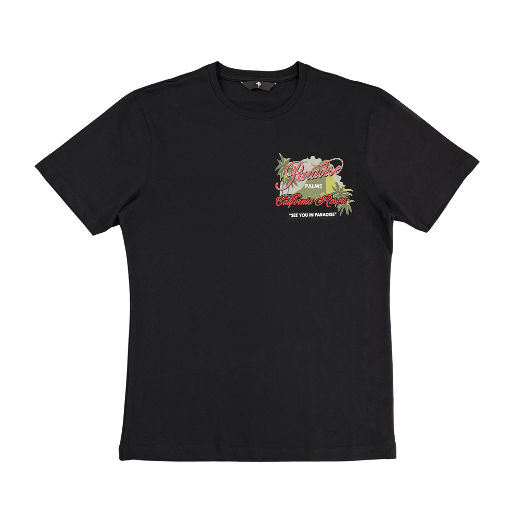 Jordan Craig Paradise Palms T-Shirt-Red Floral-2074A