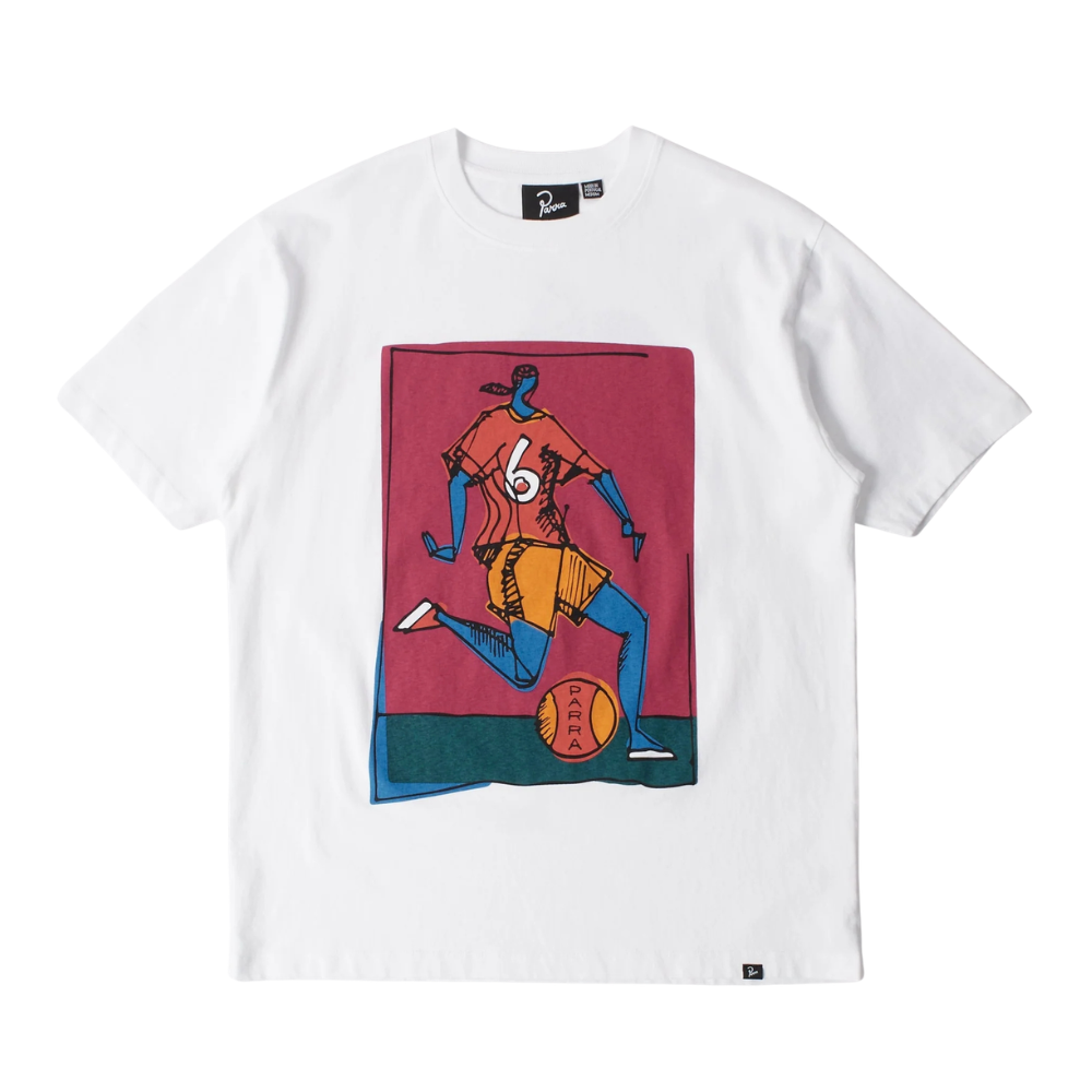Parra Kicked Around T-Shirt-White - 55455