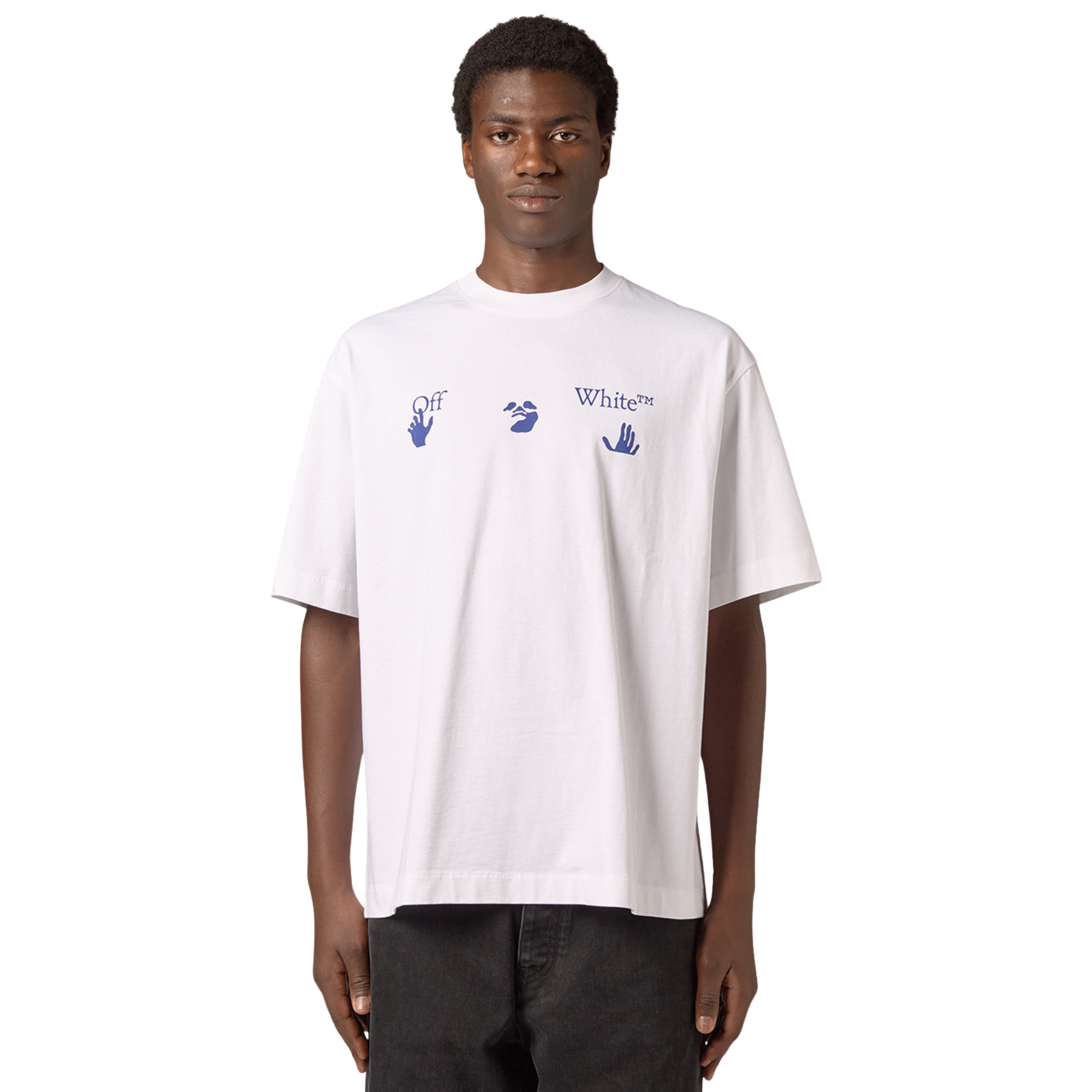 Off-White ™ Bacco Arrow Skate S/S Tee-White - 44MAA120F26J018100