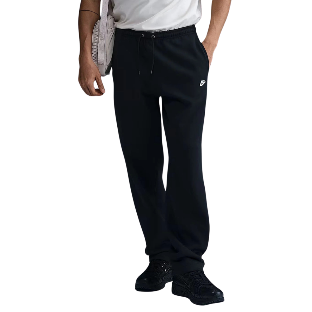 Nike Club Open-Hem Fleece Pants - Black - FN3730-010
