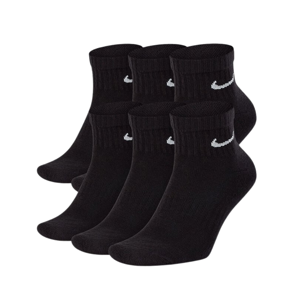 Nike Everyday Cushioned Training Ankle Socks (6-Pack) 'Black' - SX7669-010
