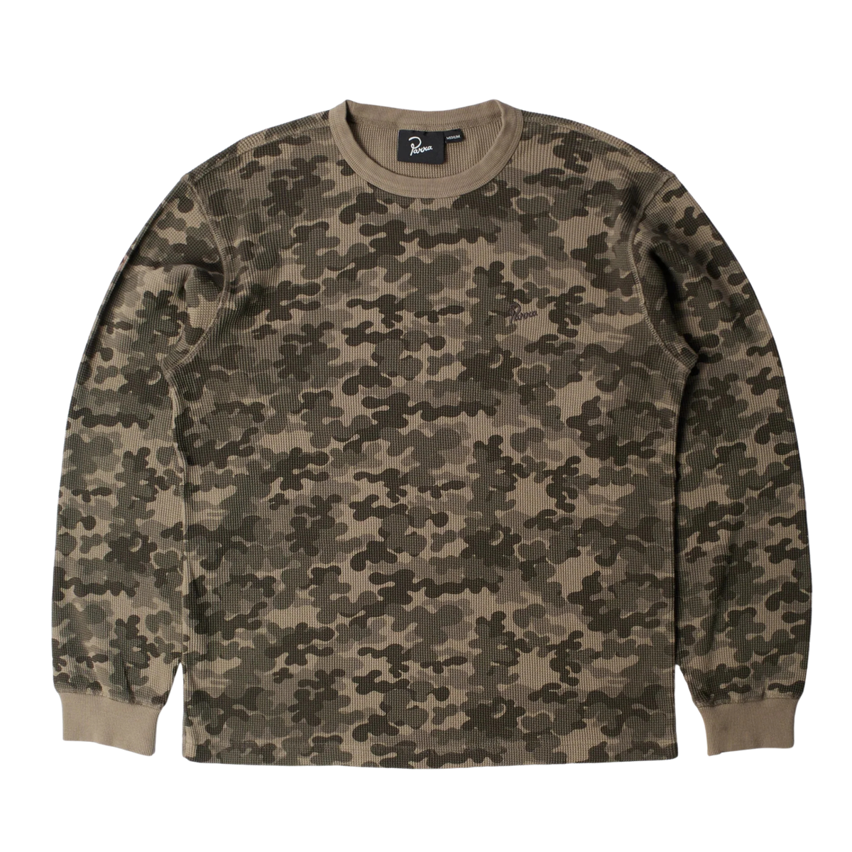 Parra Camo Woofles Long Sleeve T-shirt-Grey - 56450