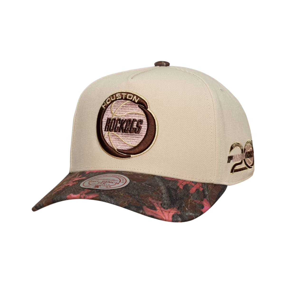 Mitchell and Ness NBA Houston Rockets Fall Pink Pro Snapback - HP20760