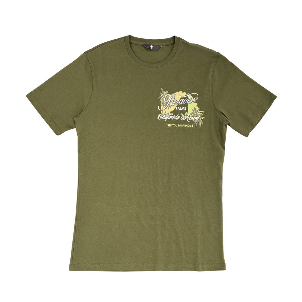 Jordan Craig Paradise Palms T-Shirt-Vintage Camo-2074A