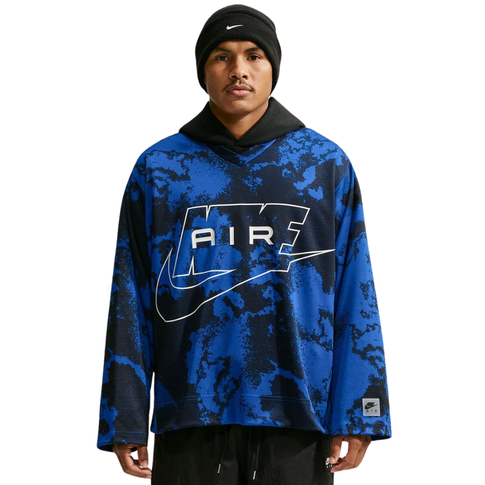 Nike Air Men's Long-Sleeve All-Over-Print Jersey-Game Royal - IM5815-480