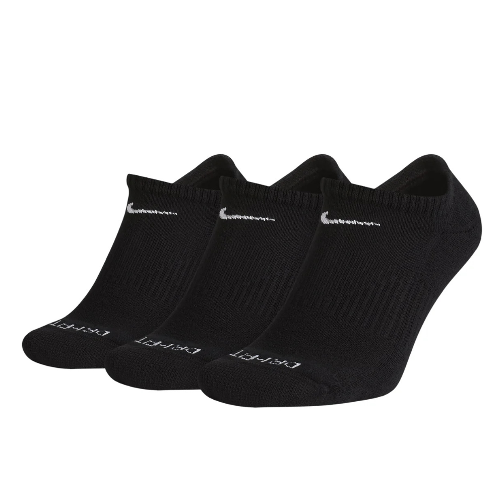 Nike Everyday Plus Cushion No Show 'Black' Socks 3 Pack- SX6889-010