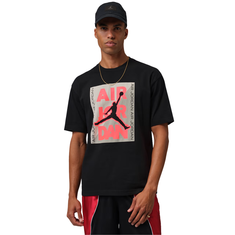 Jordan Graphic T-Shirt - Black/Infrared - IF3112-010