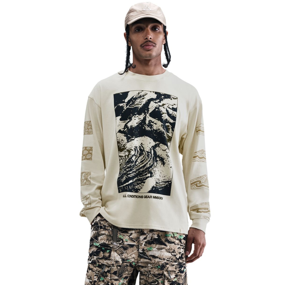 Nike ACG Long Sleeve T-Shirt - Cream - HV2178-229