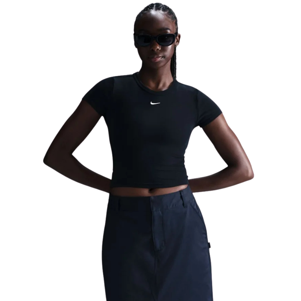 WMNS Nike Sportswear Cropped T-Shirt-Black-HJ0719-010