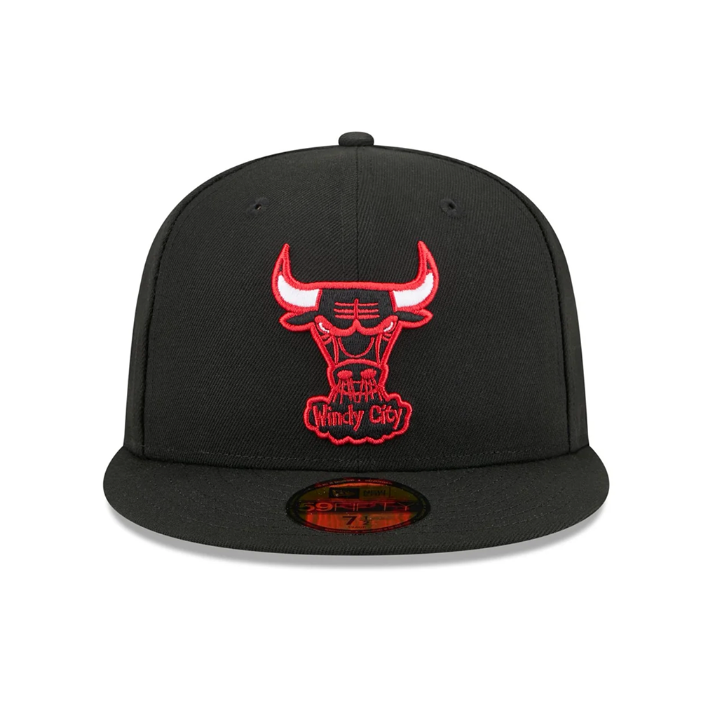 New Era Chicago Bulls 59Fifty NBA Fitted Hat - Black - 60839792