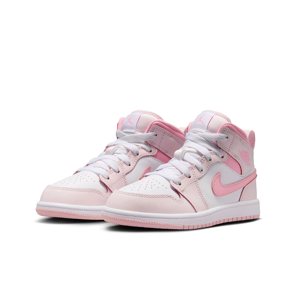 Preschool Jordan 1 Mid 'Pearl Pink' - DQ8424-600