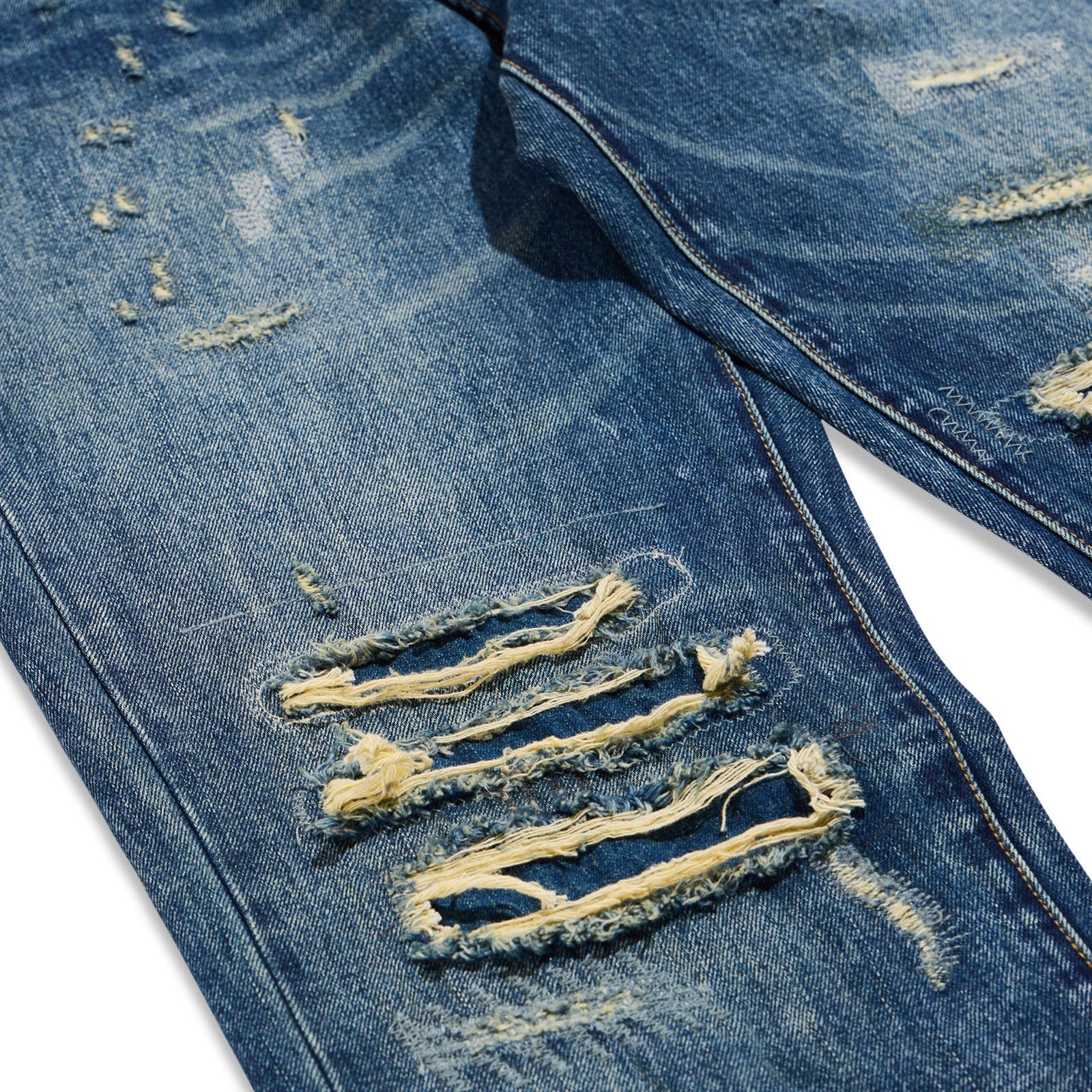 Nothing Grows Overnight Timeless Denim Jeans-Blue Wash - NGO-FW25-1022