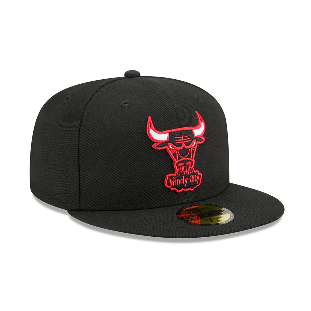 New Era Chicago Bulls 59Fifty NBA Fitted Hat - Black - 60839792