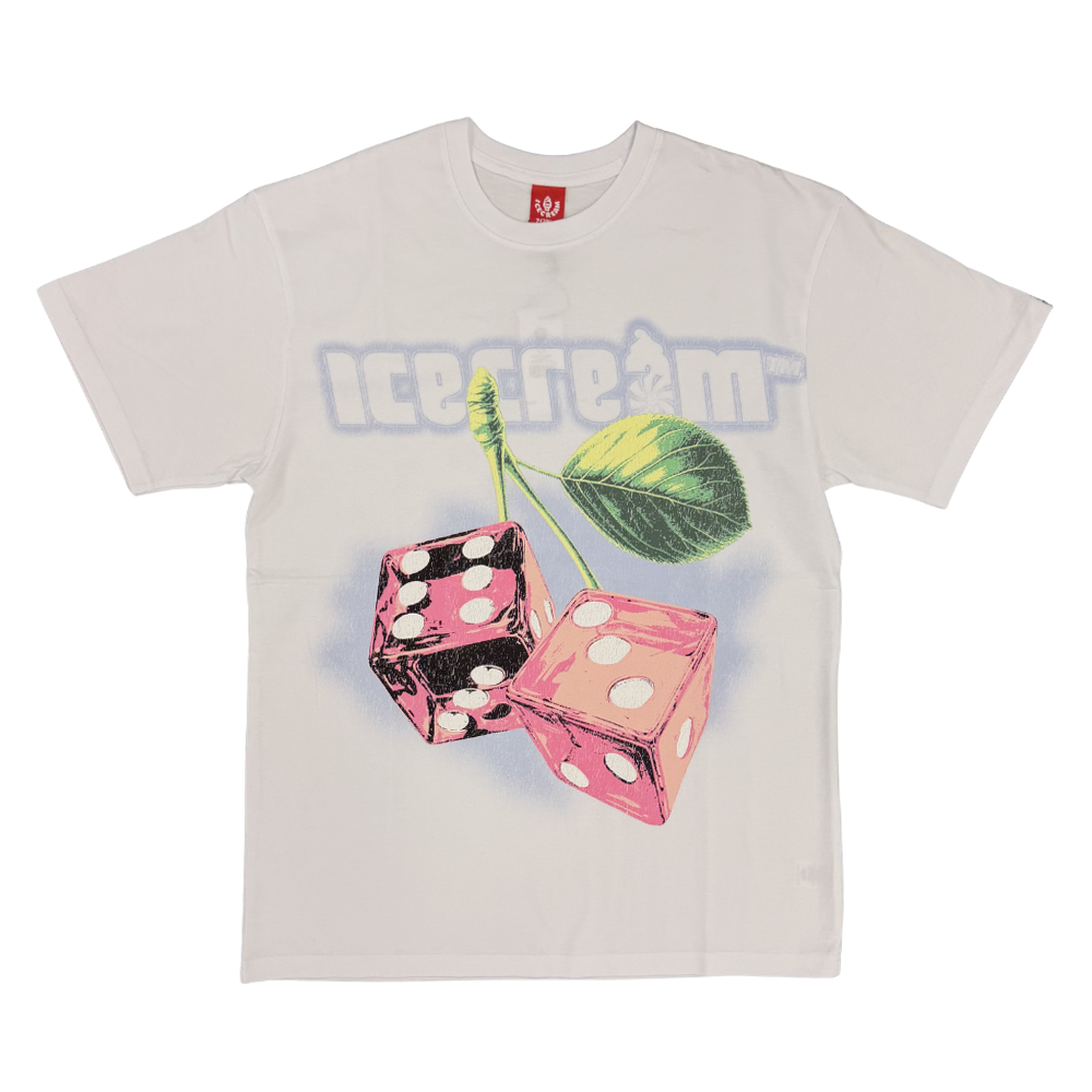 Ice Cream Cherries SS Tee-White - 461-1211
