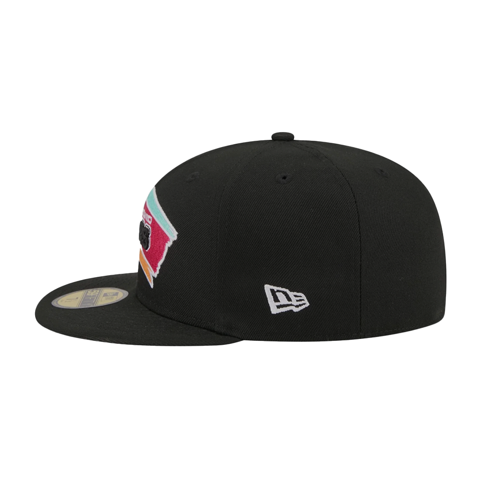 New Era San Antonio Spurs 59Fifty NBA Fitted Hat - Black - 60839870