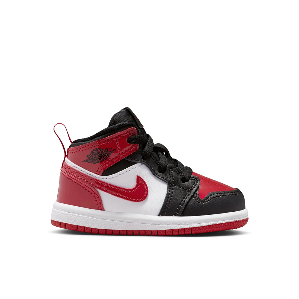 Toddler Jordan 1 Mid SE 'Black/Varsity Red' - HV4729-006