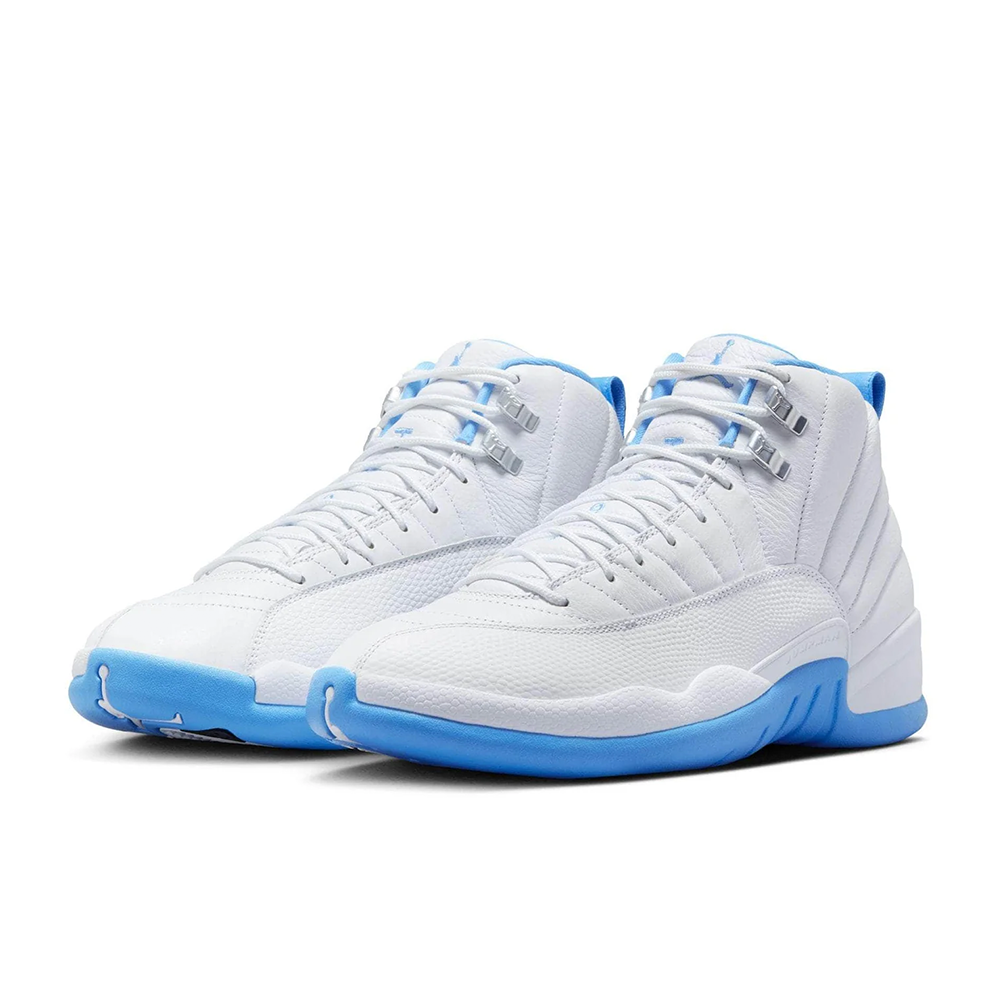 Air Jordan 12 Retro "White and University Blue" -CT8013-112
