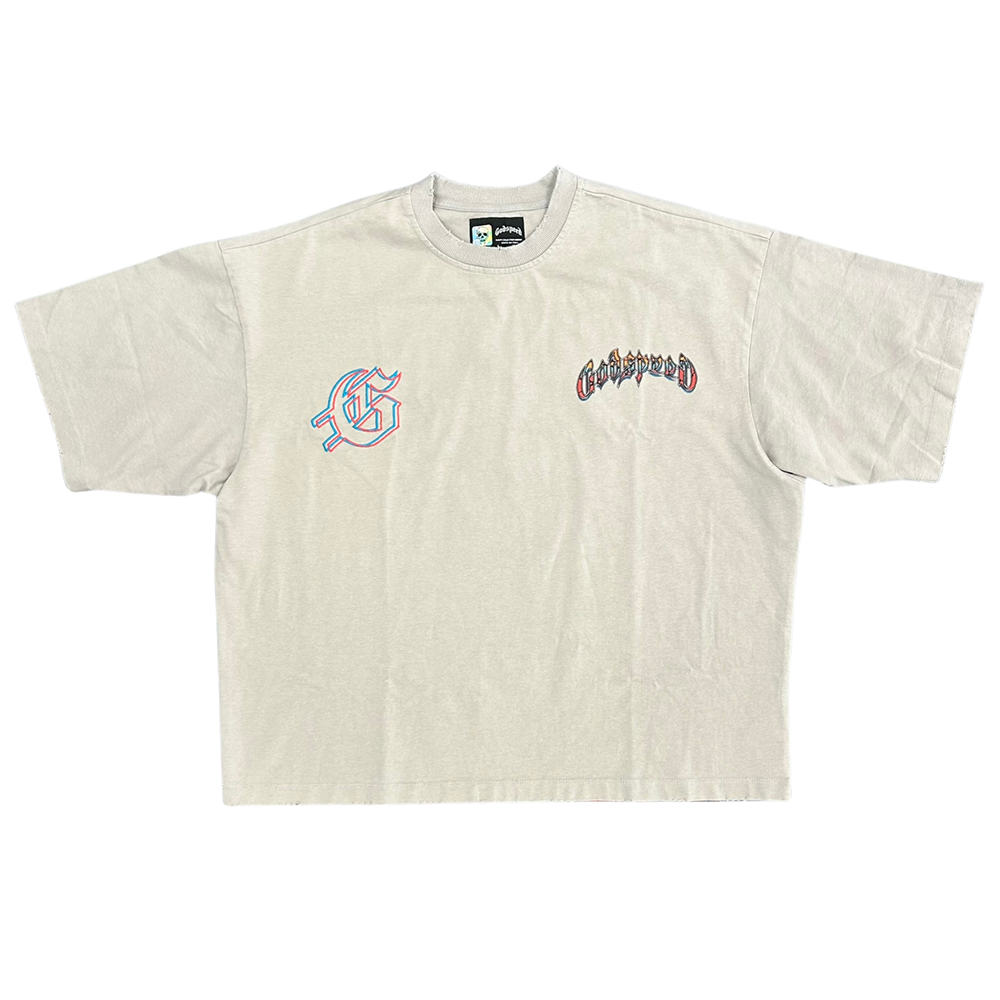 Godspeed Natural Disaster Tee-Stone Wash