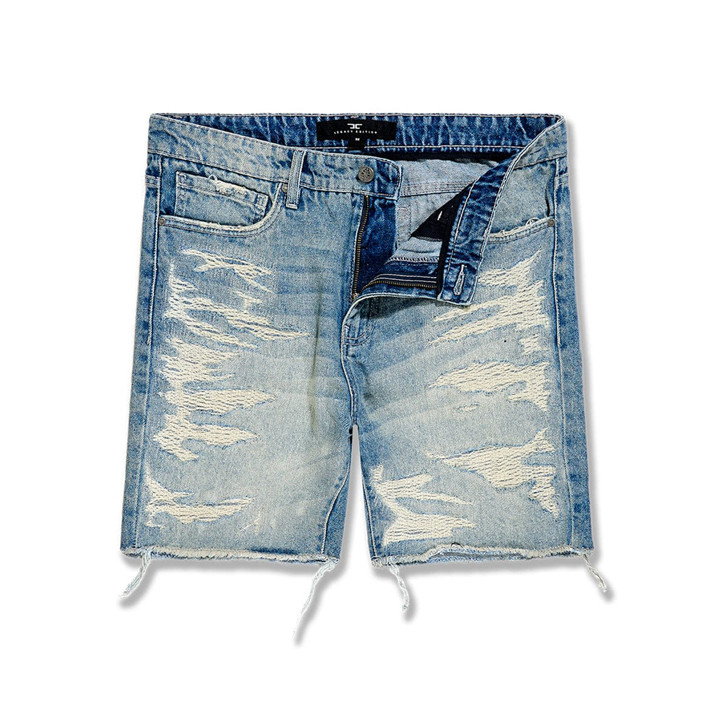 Jordan Craig Retro Riverside Denim Shorts-Sandstorm-J3218S