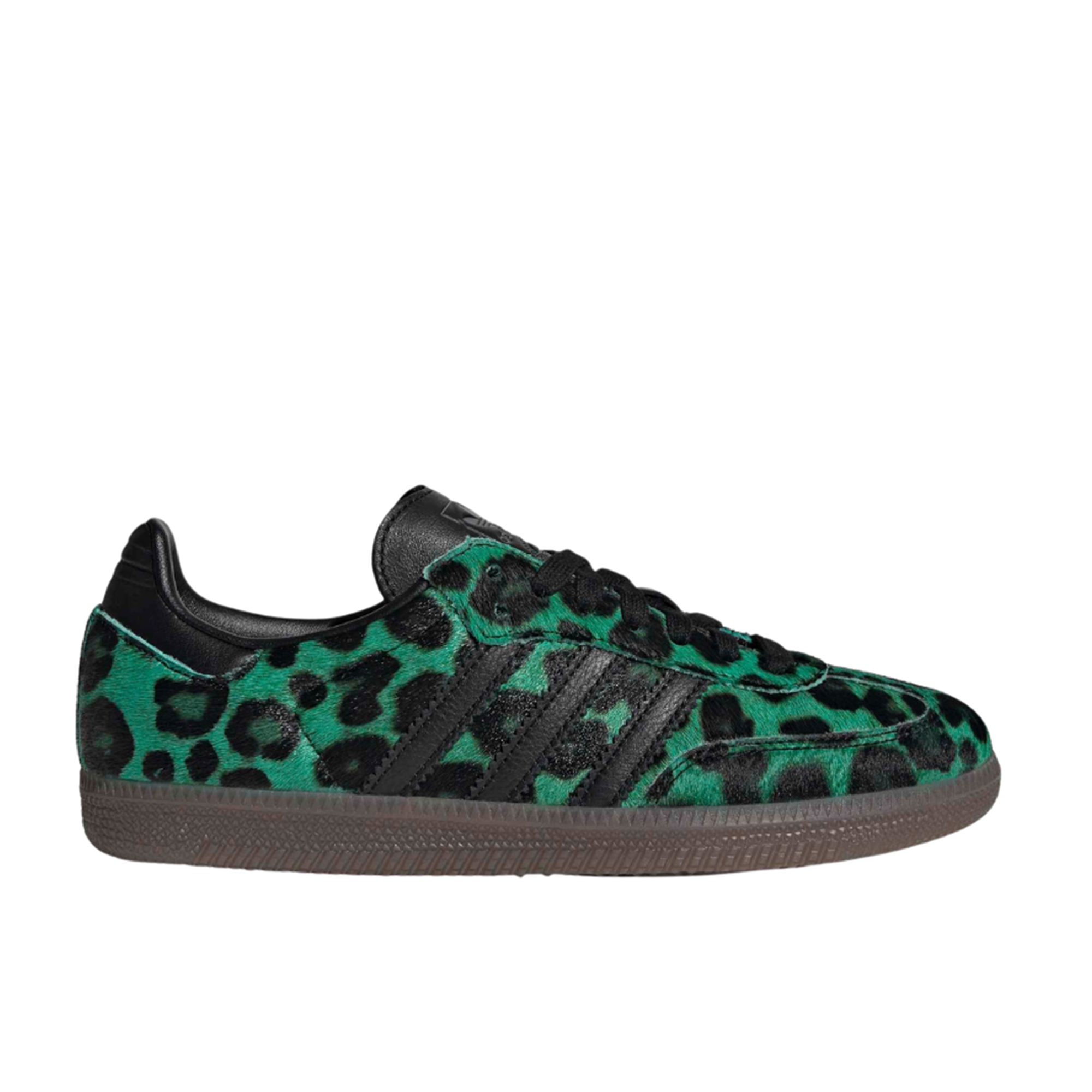 Women's Adidas Samba OG 'Semi Screaming Green Core Black Gold' - HQ9374