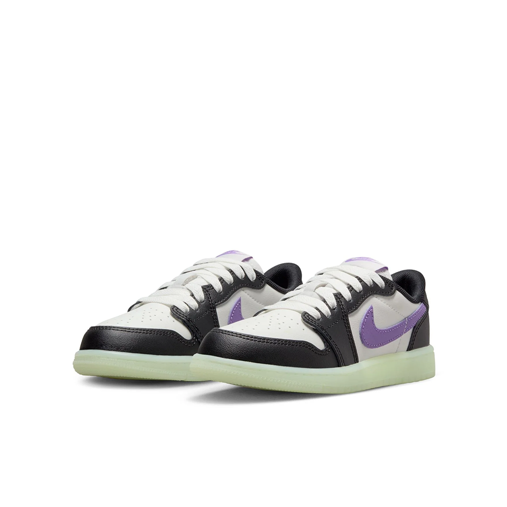 Preschool Jordan 1 Retro Low OG 'Black Raspberry' - HF0411-001