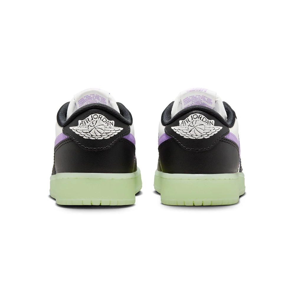 Grade School Air Jordan 1 Retro Low OG 'Black Raspberry' - HF0410-001