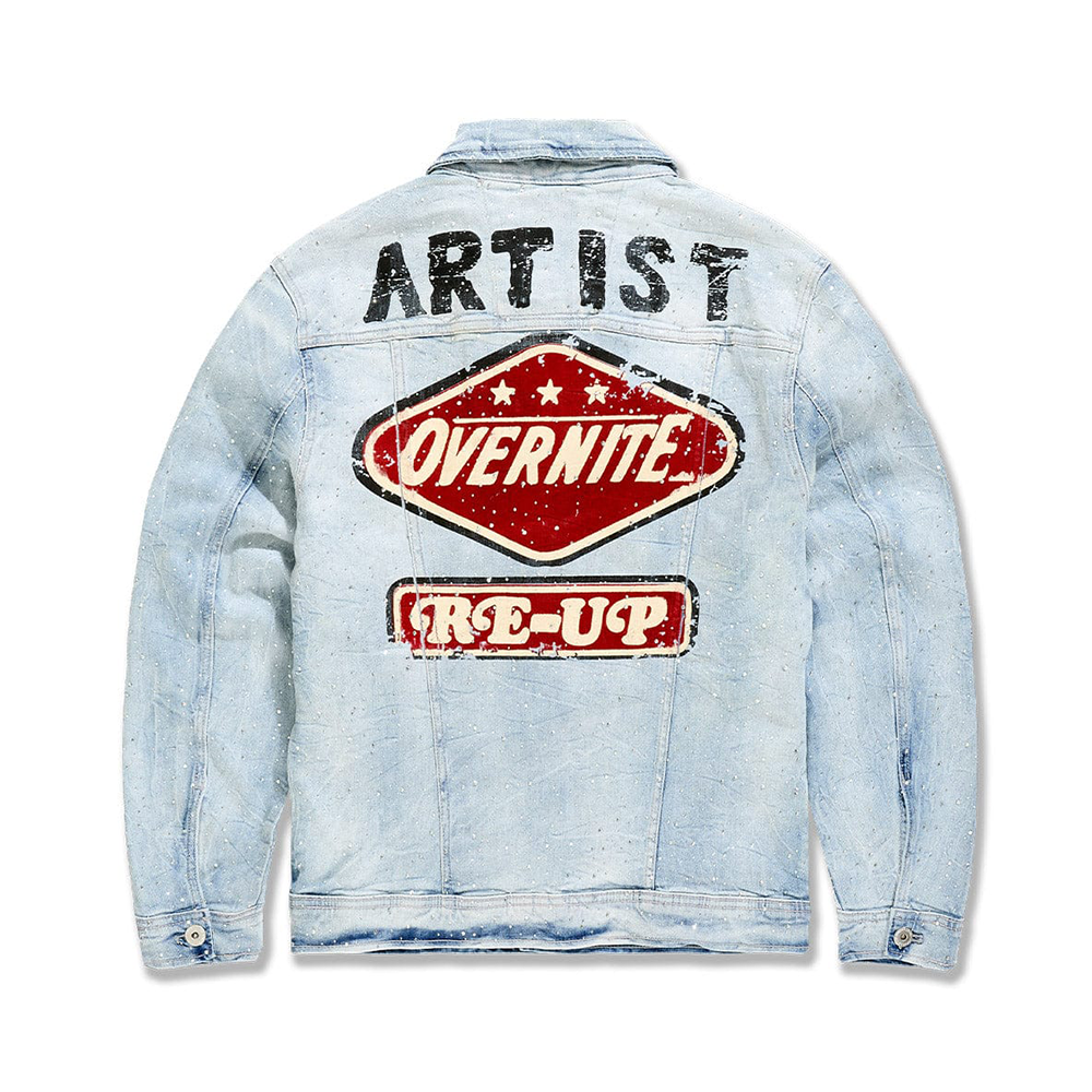 Jordan Craig Local Dealer Trucker Jacket-Iced White-JJ2339