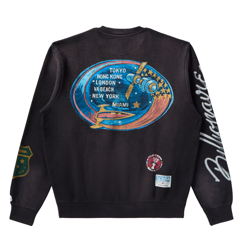 Billionaire Boys Club Explore Ls Knit -Black-851-9312