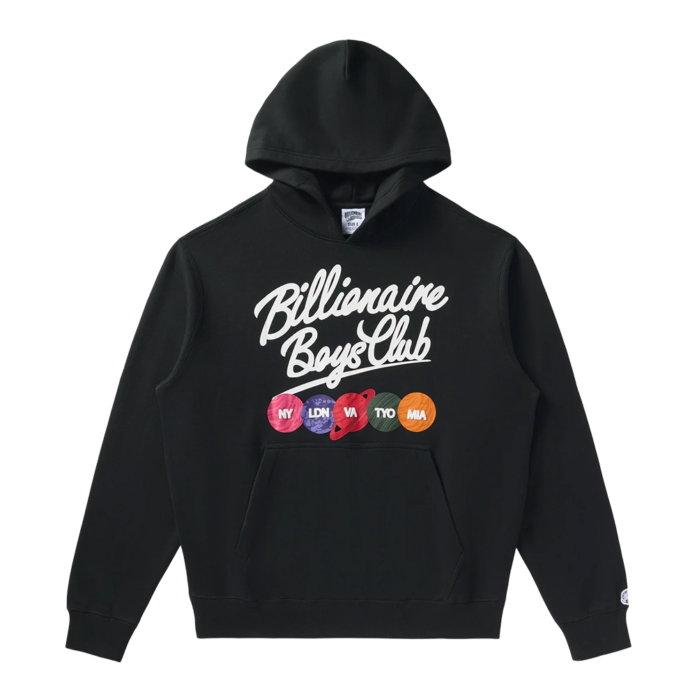 Billionaire Boys Club BB Script Hoodie-Black-851-8307